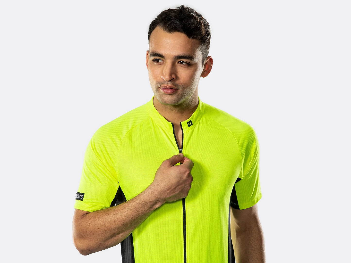 BONTRAGER SOLSTICE SHORT SLEEVE JERSEY-Visibility Yellow/ BONTRAGER SOLSTICE SHORT SLEEVE JERSEY-Visibility Yellow