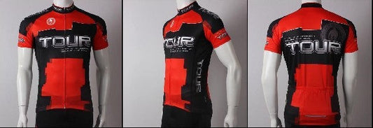 CHAMPION TOUR T001-2 blouse-red and black-2XL/CHAMPION TOUR T001-2 CLOTH-RD/BK-2XL