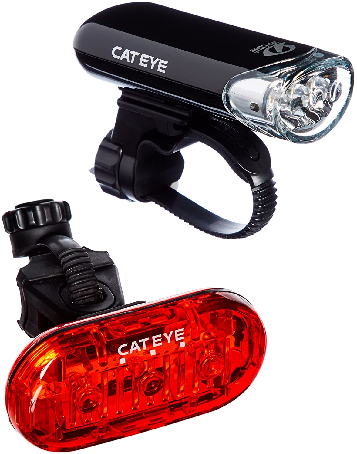 Cateye 前後燈套裝~前燈 HL-EL135N + 後燈 OMNI 3 TL-LD135-R/ Cateye FRONT & REAR LIGHT SET~HL-EL135N + OMNI 3 TL-LD135-R