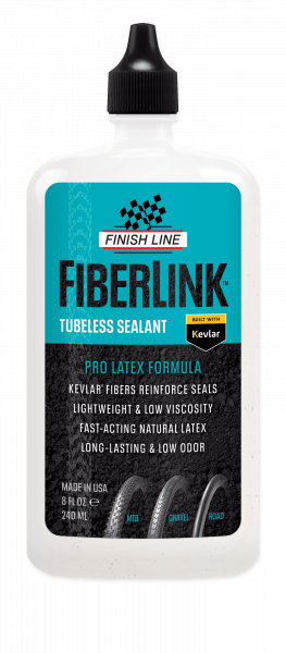 FINISHLINE FIBERLINK PRO LATEX TIRE SEALANT tubeless tire explosion-proof fluid/ FINISHLINE FIBERLINK PRO LATEX TUBELESS TIRE SEALANT