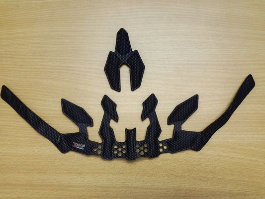 BELL SUPER 2/2R black helmet pad-large size/ BELL SUPER 2/2R BLACK PAD SET- SIZE L