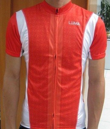 LUMA Men's breathable short-sleeved cycling shirt~Red/LUMA BASIC JERSEY COLLECTION~SHORT-SLEEVED~RD