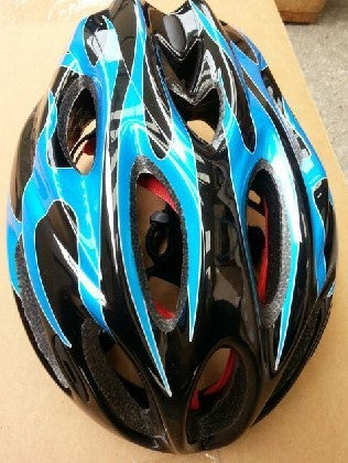 S-78B Helmets-Black Blue Flame Pattern-Middle/S-78B Helmets-Black Blue-M