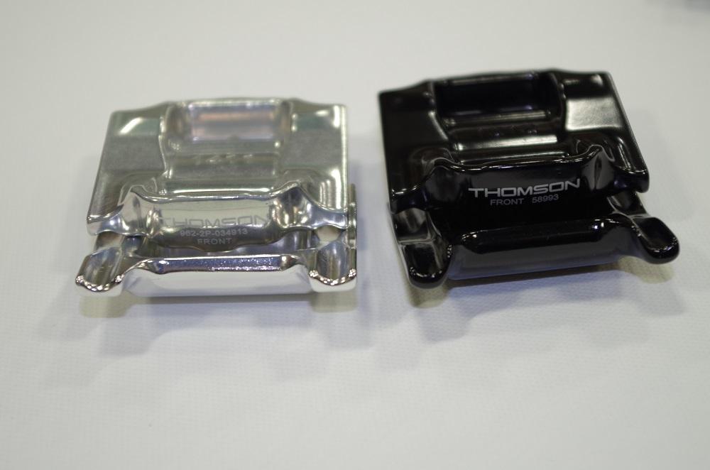 THOMSON SP-H005SL Seat pass upper and lower covers for large size seat rails silver / THOMSON SP-H005SL TOP &amp; BOTTOM CLAMPSETS
