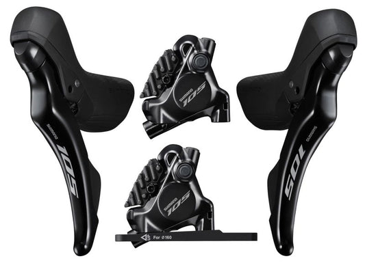 SHIMANO 105 十二速碟掣套裝-樹脂皮-R7120 / SHIMANO 105 DISC BRAKESET-ST-R7120