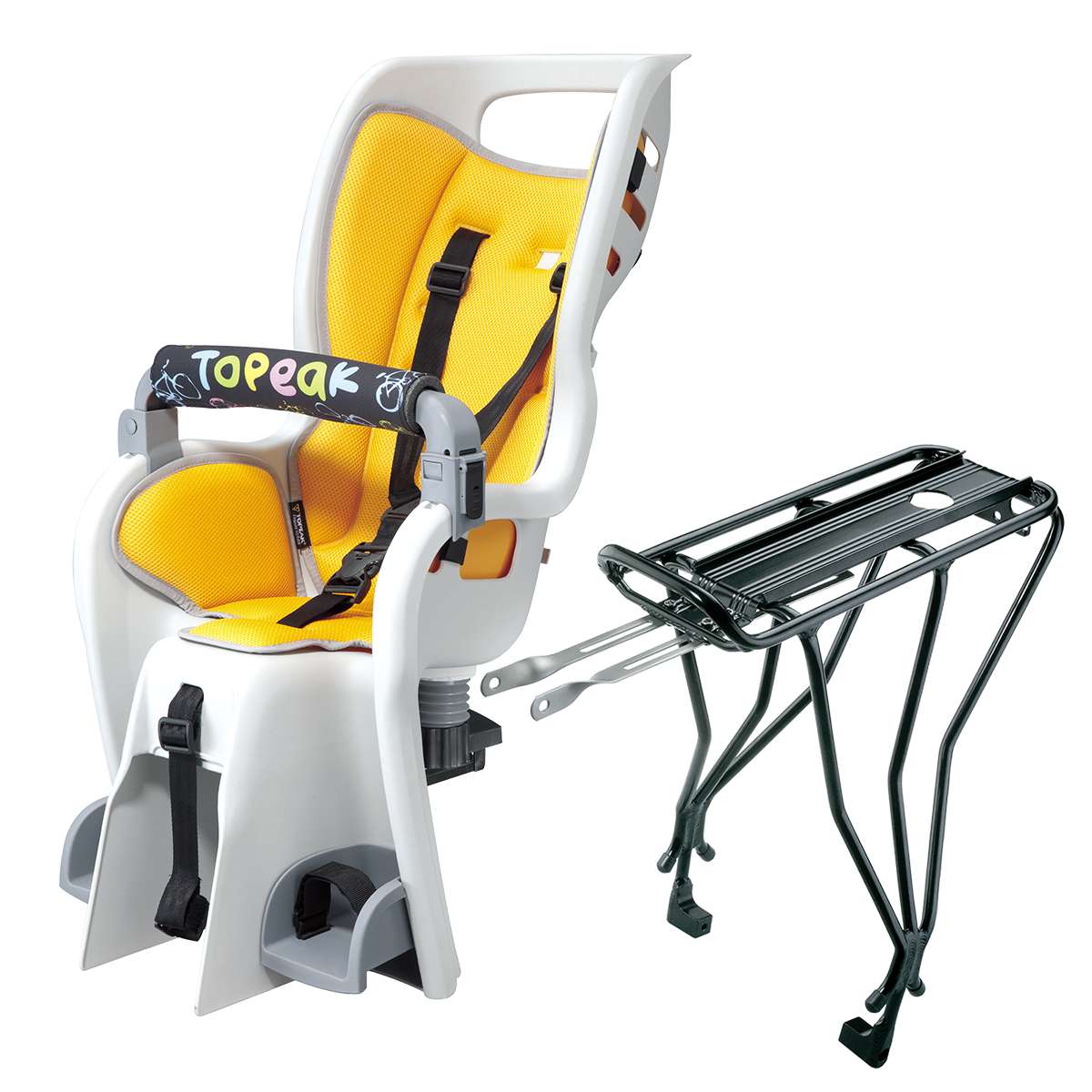 TOPEAK BABYSEAT II Baby Seat and Disc MOUNT RACK-TCS2205 / TOPEAK BABYSEAT II W/DISC MOUNT RACK-TCS2205