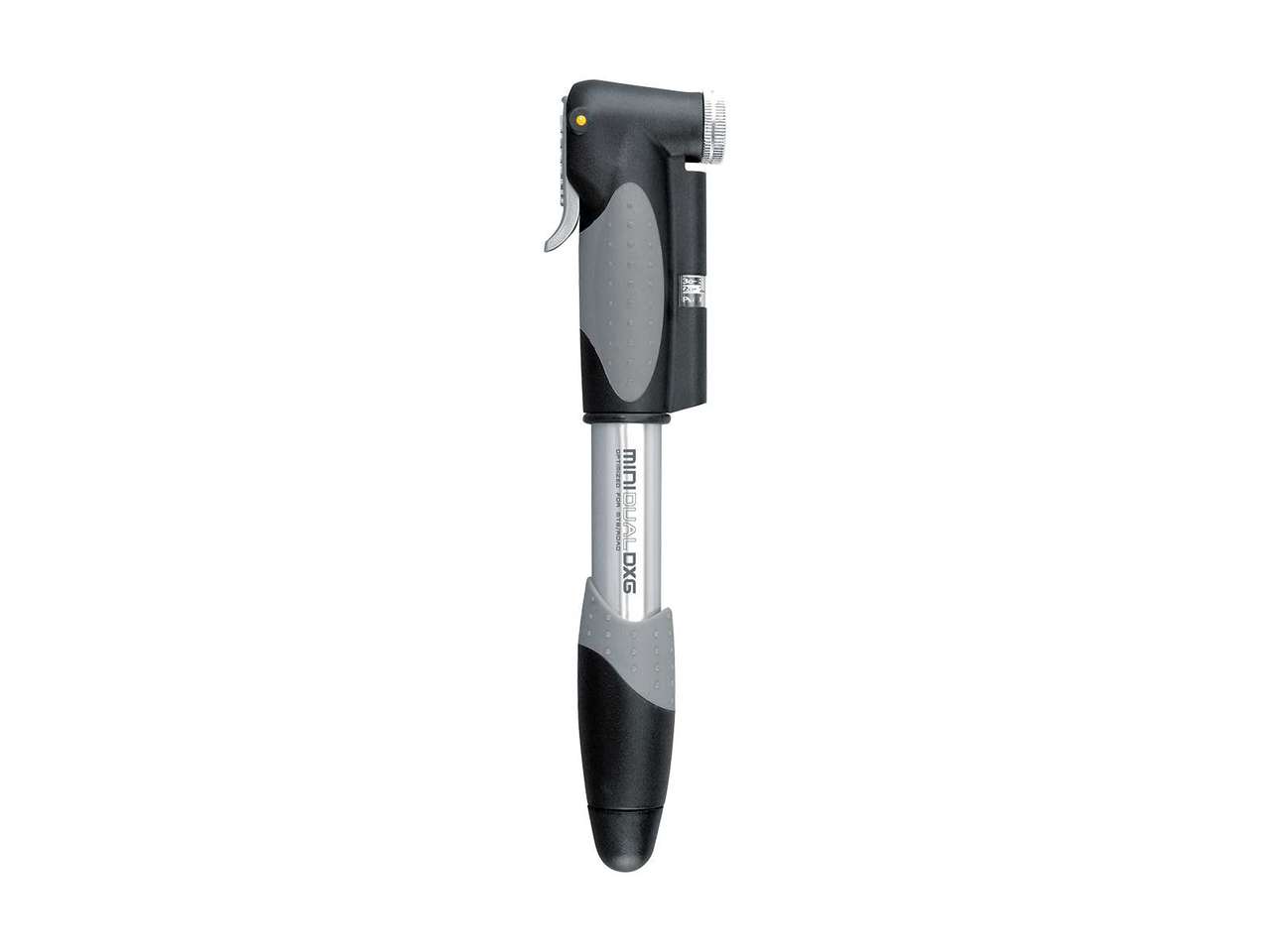 TOPEAK MINI DUAL DXG dual air inlet hand pump (with air pressure gauge)-TMD-2G / TOPEAK MINI DUAL DXG HAND PUMP W/IN-LINE GAUGE