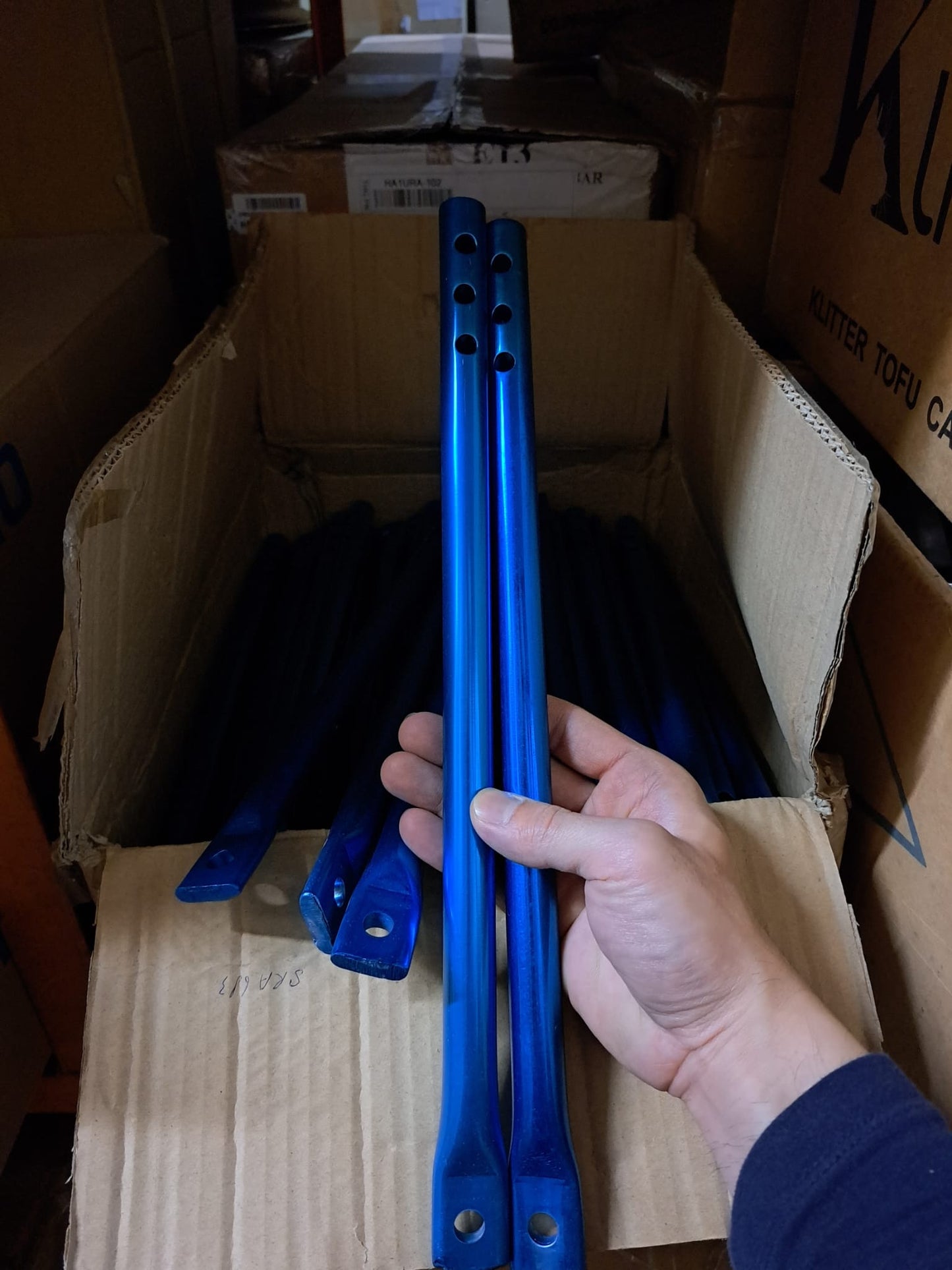 STREET BIKE SEATPOST=BLUE