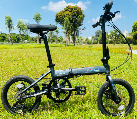 RIFLE AK16 16寸9速鋁合金碟制摺車-16" / RIFLE AK16 9 SPEED ALLOY DISC BRAKE FOLDING BIKE -16"