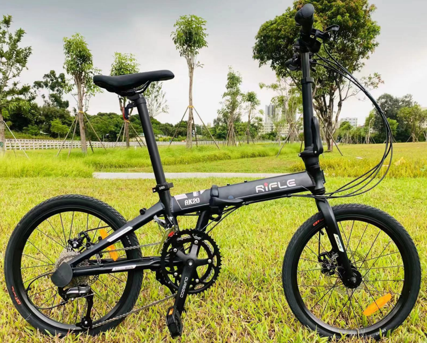 RIFLE AK20 20-inch 18-speed aluminum alloy disc folding bike-20" / RIFLE AK20 18 SPEED ALLOY DISC BRAKE FOLDING BIKE-20"