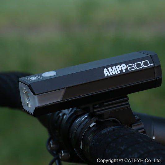 Cateye USB 充電前燈~AMPP800~HL-EL088RC/ Cateye RECHARGEABLE LIGHT~AMPP800~HL-EL088RC