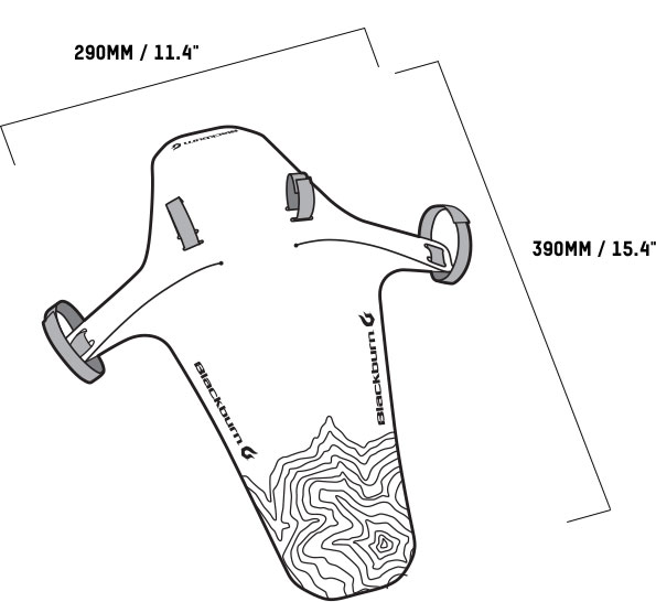 BLACKBURN BARRIER  避震叉專用輕便式泥檔MUDGUARD FENDER