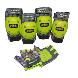 BELL Kids Pad Set CPMR Children's Gloves with Sheath Street Shred
