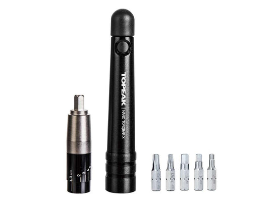 TOPEAK NANO TORQBAR X Torque wrench with socket-2NM-6NM / TOPEAK NANO TORQBAR