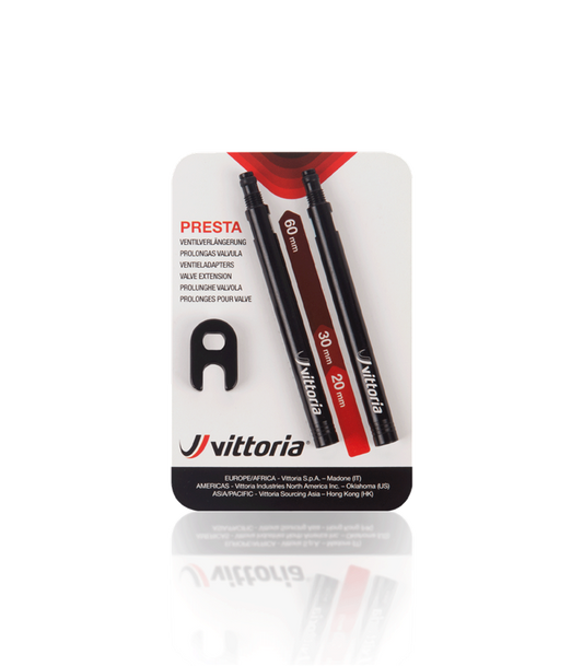 VITTORIA 鋁合金加長氣咀 (2支) / VITTORIA VALVE EXTENSION BLISTER 2 PCS.